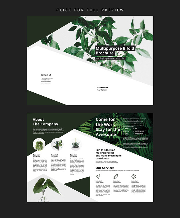 Multipurpose Bifold Brochure in Brochure Templates - product preview 3