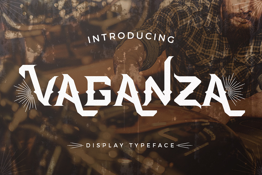 Vaganza in Display Fonts - product preview 8