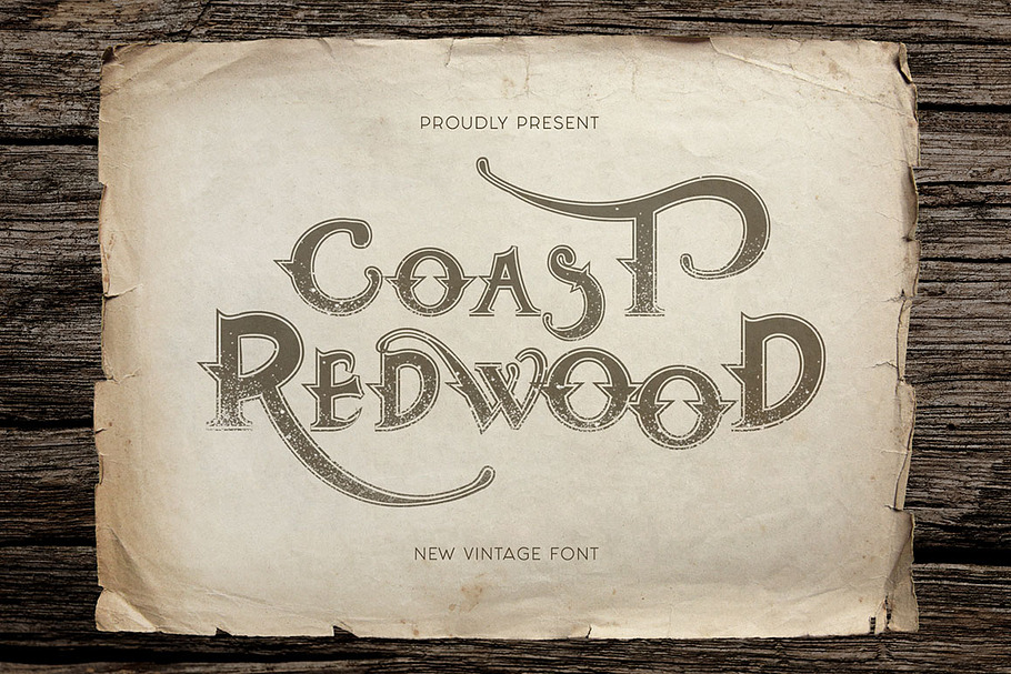 Coast Redwood in Display Fonts - product preview 8
