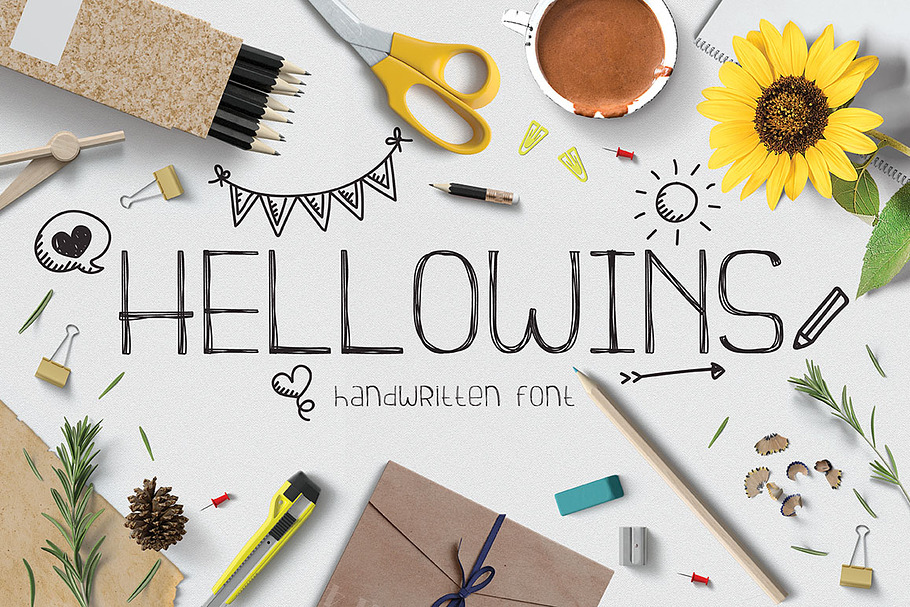 Hellowins  in Display Fonts - product preview 8