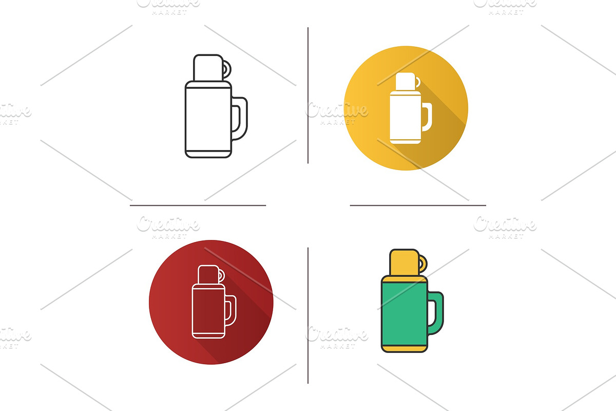Thermos icon in Graphics - product preview 8
