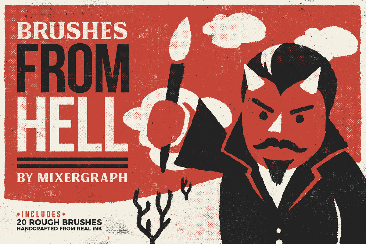 Brushes From Hell in Photoshop Brushes - product preview 8