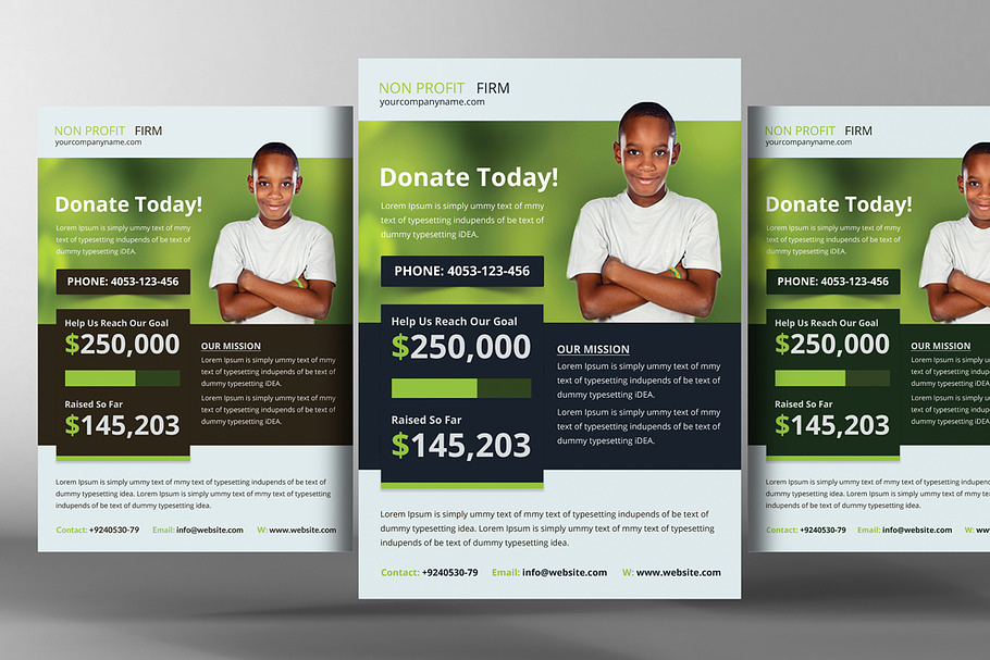 Charity Donation Flyer Template in Flyer Templates - product preview 8