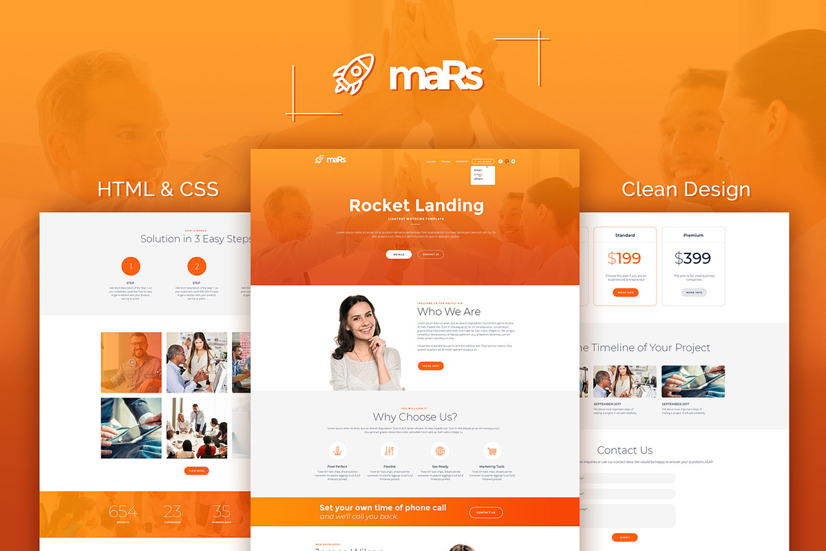maRs Business Startup HTML Template in HTML/CSS Themes - product preview 8