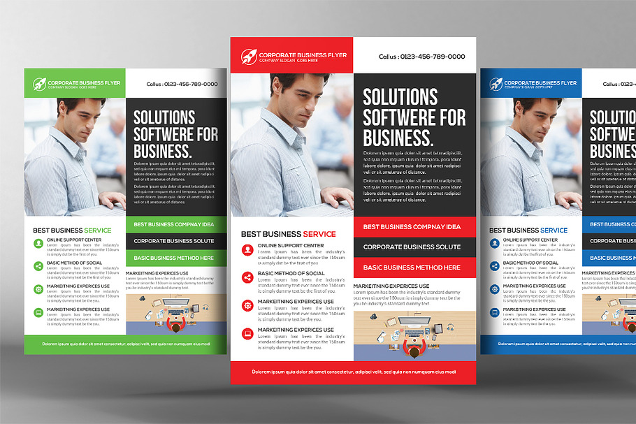 Computer Repair Flyer Template in Flyer Templates - product preview 8