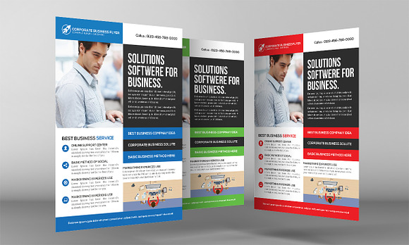 Computer Repair Flyer Template in Flyer Templates - product preview 2
