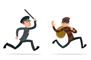 Thief Escape Loot Policeman Run 