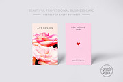 Beautiful creative art business Card