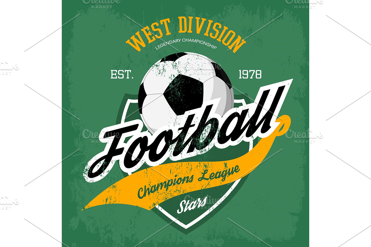 Ball for soccer or football game badge. in Illustrations - product preview 8