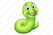 Caterpillar Worm Cartoon Character