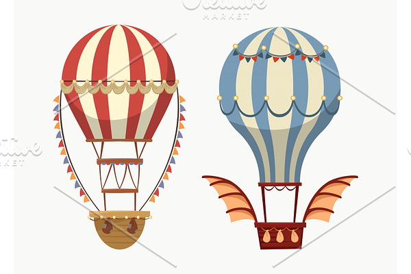 Transport air balloon with balance and lights