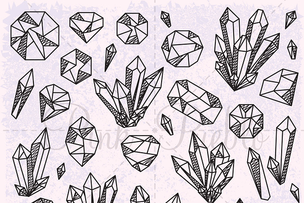 Crystal and Gemstone Clipart