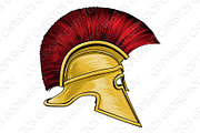 Spartan Ancient Greek Gladiator Warrior Helmet
