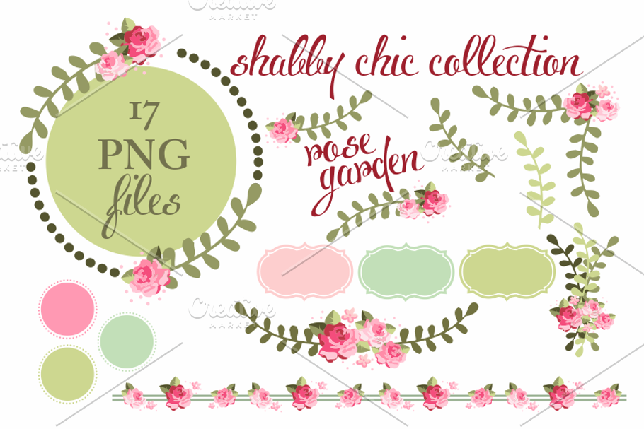 Rose Borders & Designs in Illustrations - product preview 8