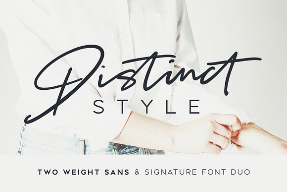 Distinct Style Font Duo in Display Fonts - product preview 2