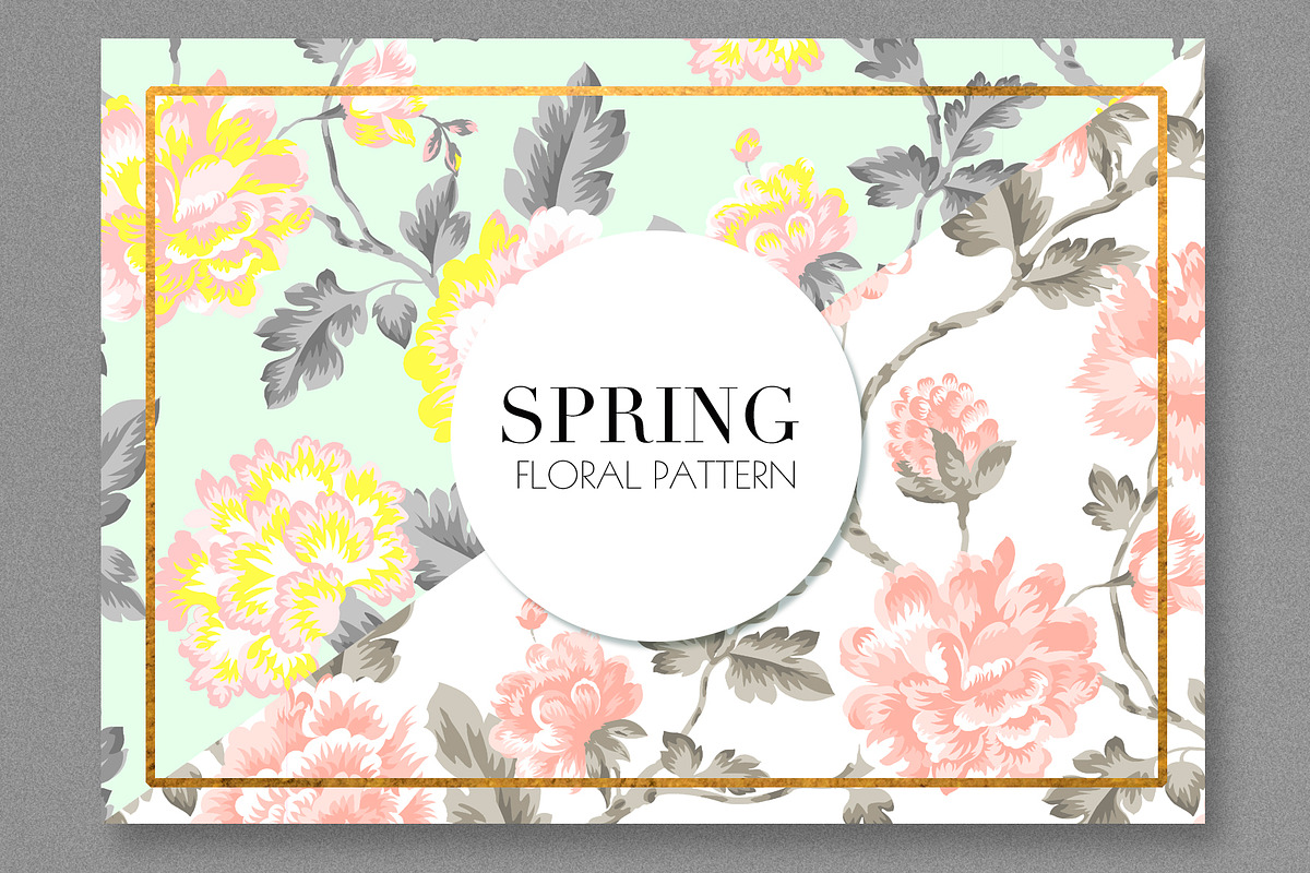 Spring Floral Pattern in Illustrations - product preview 8