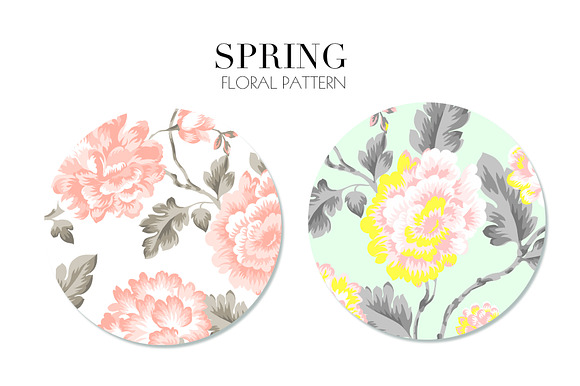 Spring Floral Pattern in Illustrations - product preview 8