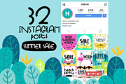 32 Instagram post-SUMMER sale