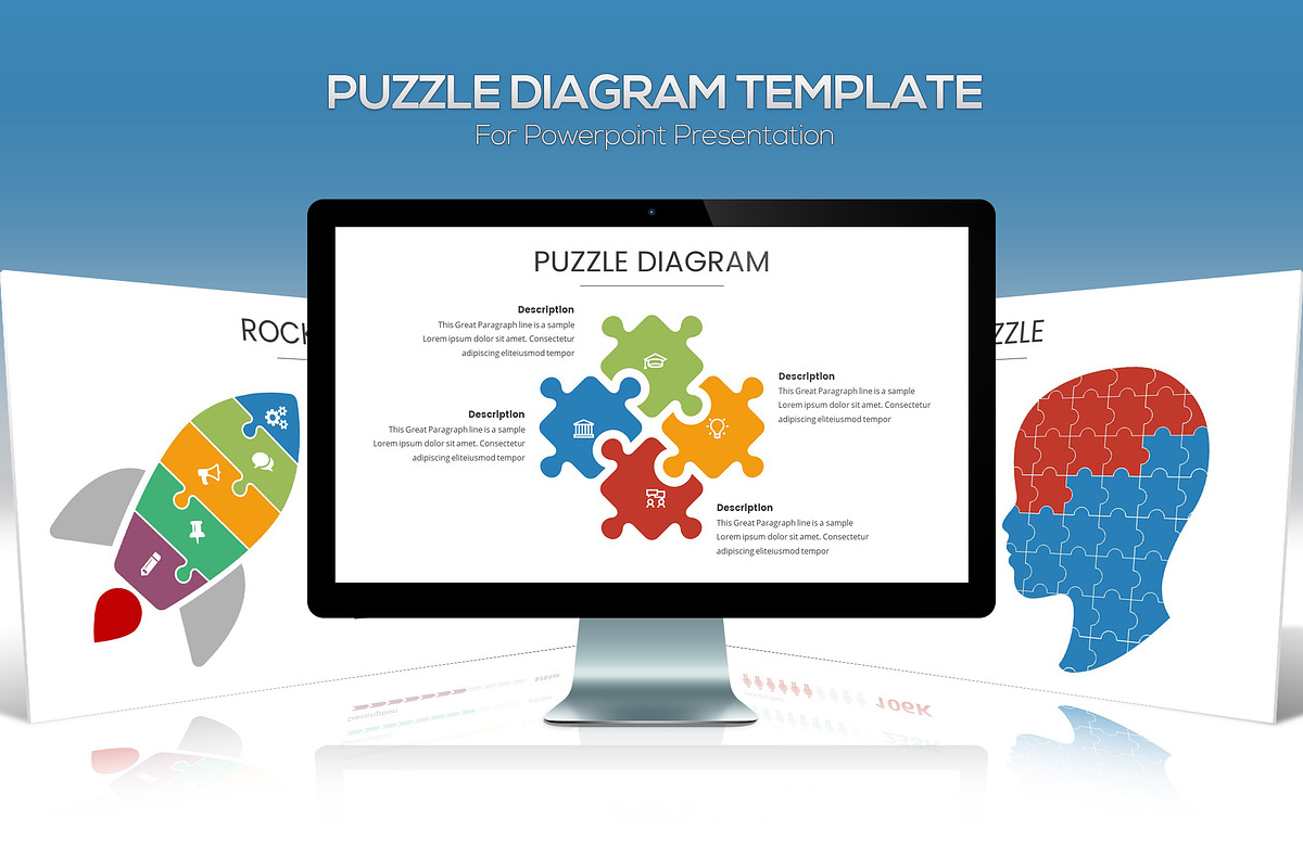 Puzzle Diagram Powerpoint in PowerPoint Templates - product preview 8