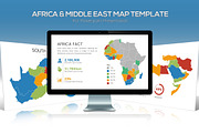 Africa & Middle East Maps Powerpoint