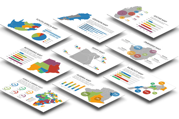 Africa & Middle East Maps Powerpoint in PowerPoint Templates - product preview 1