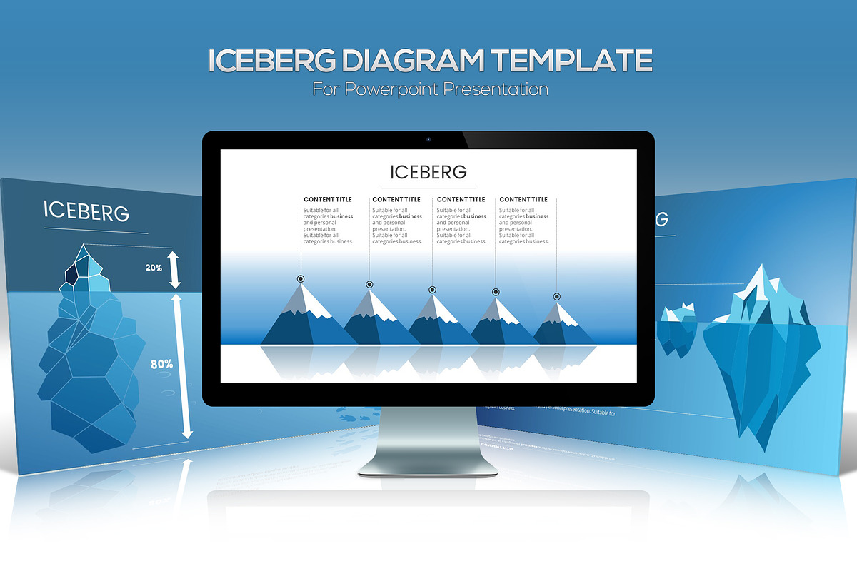 Iceberg Diagram Powerpoint Template in PowerPoint Templates - product preview 8