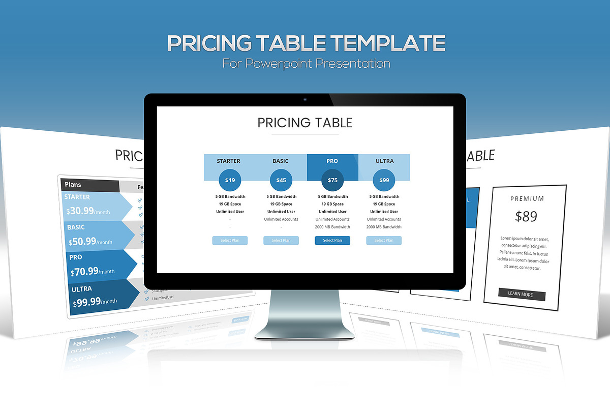 Pricing Table Powerpoint Template in PowerPoint Templates - product preview 8