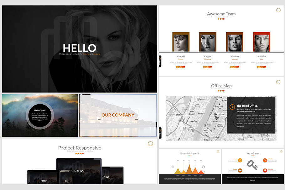 Hello Powerpoint in PowerPoint Templates - product preview 8