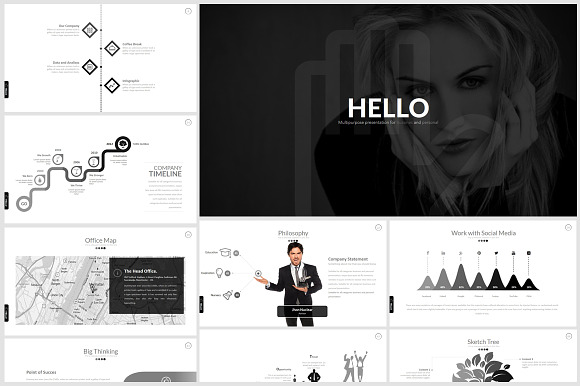 Hello Powerpoint in PowerPoint Templates - product preview 4