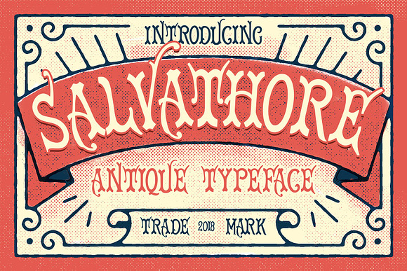 Salvathore Victorian Style in Display Fonts - product preview 5