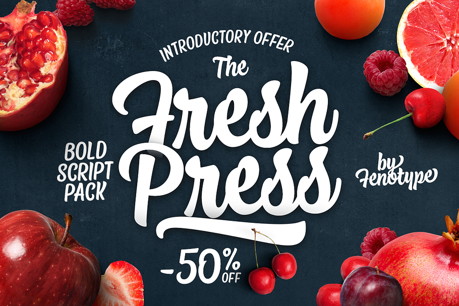 Fresh Press Intro offer -50% off! in Script Fonts - product preview 8