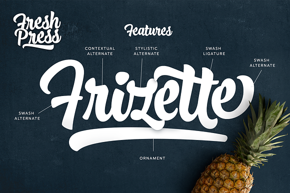 Fresh Press Intro offer -50% off! in Script Fonts - product preview 2
