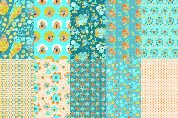 Hot House Pattern Background Papers in Patterns - product preview 1