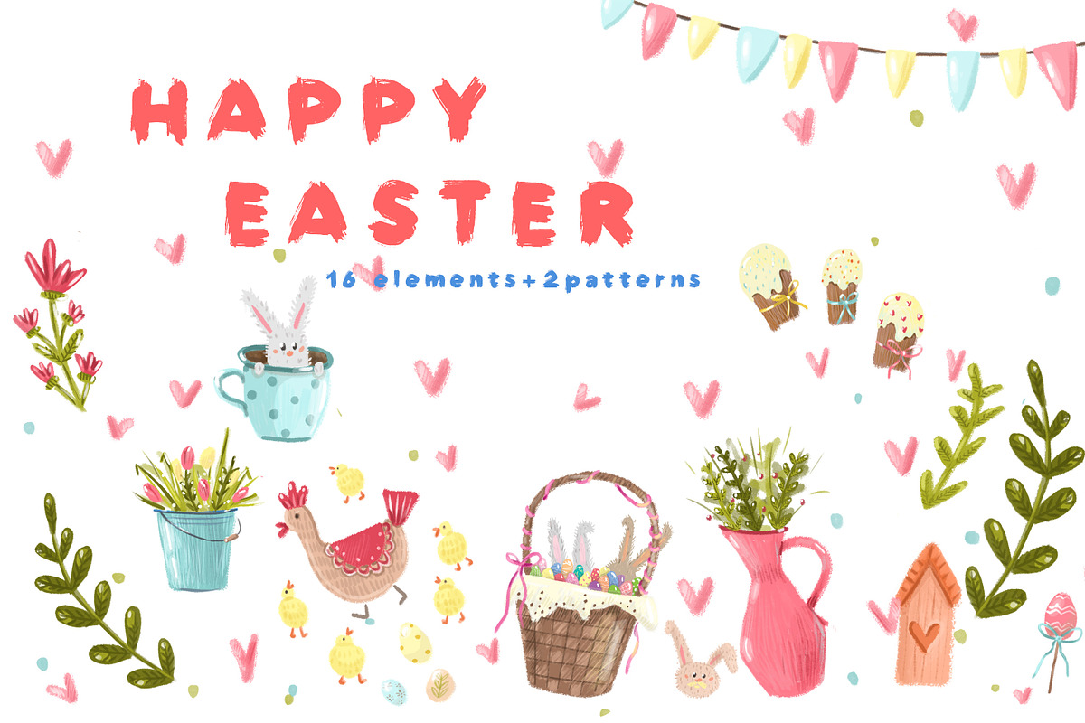 Happy Easter  in Illustrations - product preview 8