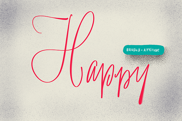 "The Lucky" Procreate lettering kit in Photoshop Brushes - product preview 6