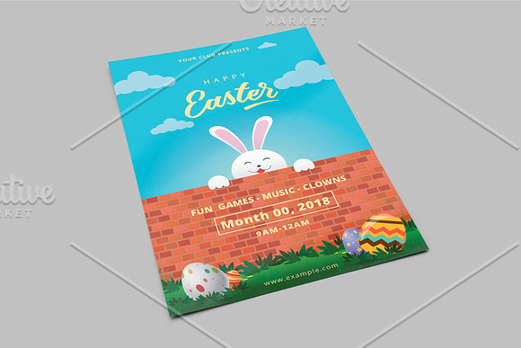 Easter Invitation Flyer-V774 in Flyer Templates - product preview 1