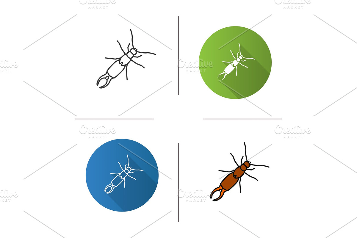 Earwig icon in Graphics - product preview 8
