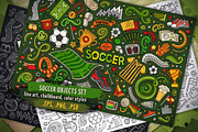 Soccer Objects & Elements Set