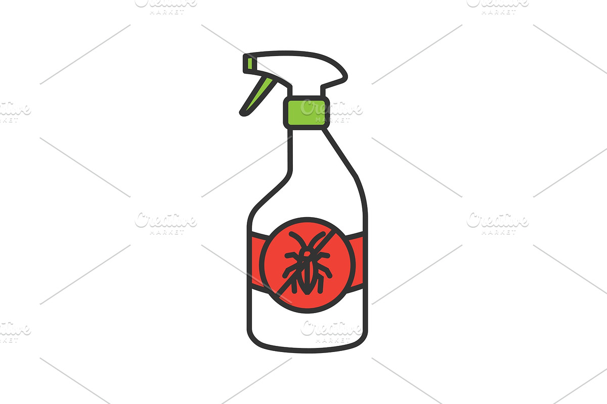 Insects repellent color icon in Graphics - product preview 8
