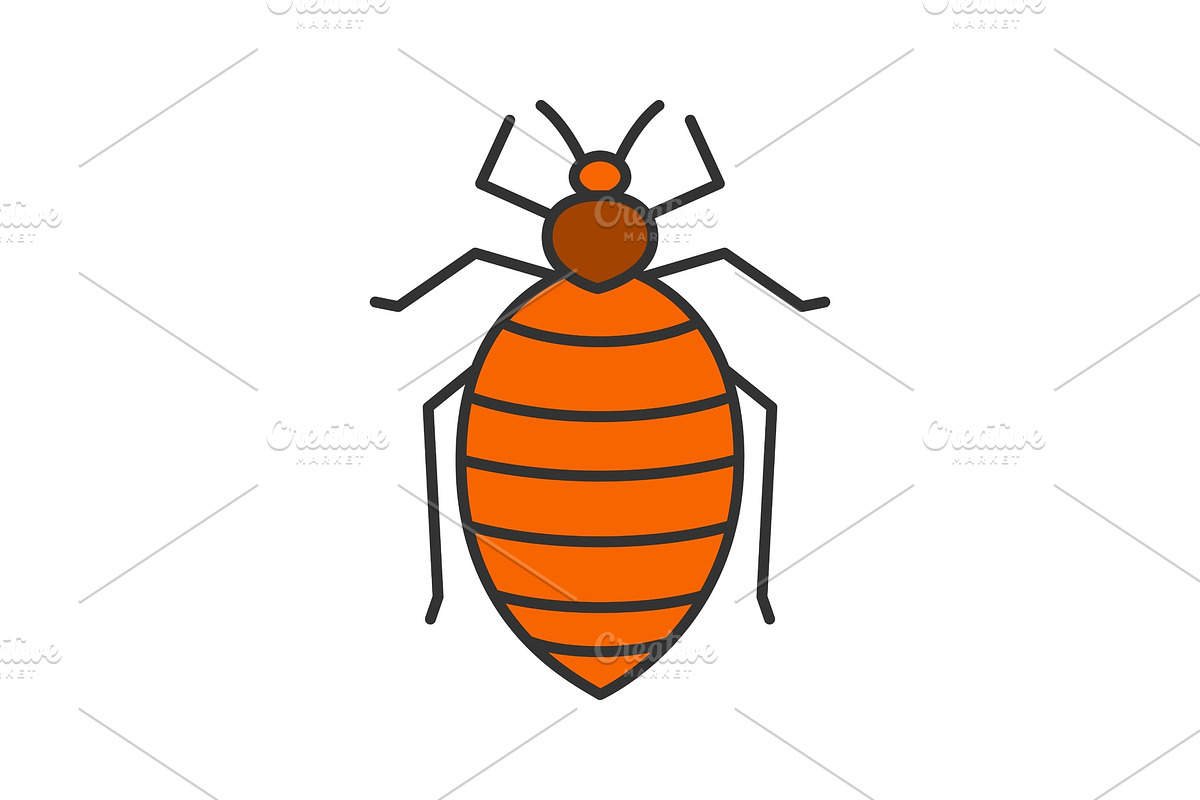 Bed bug color icon in Graphics - product preview 8