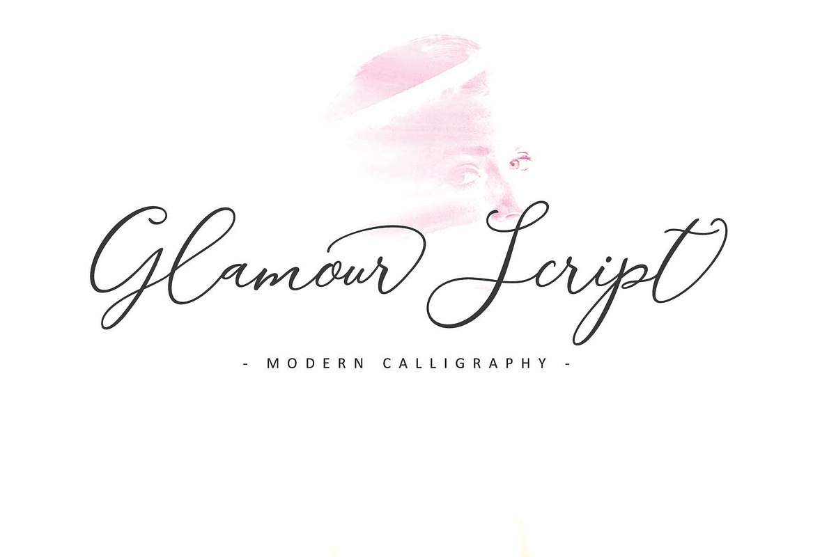 Glamour Script in Script Fonts - product preview 8