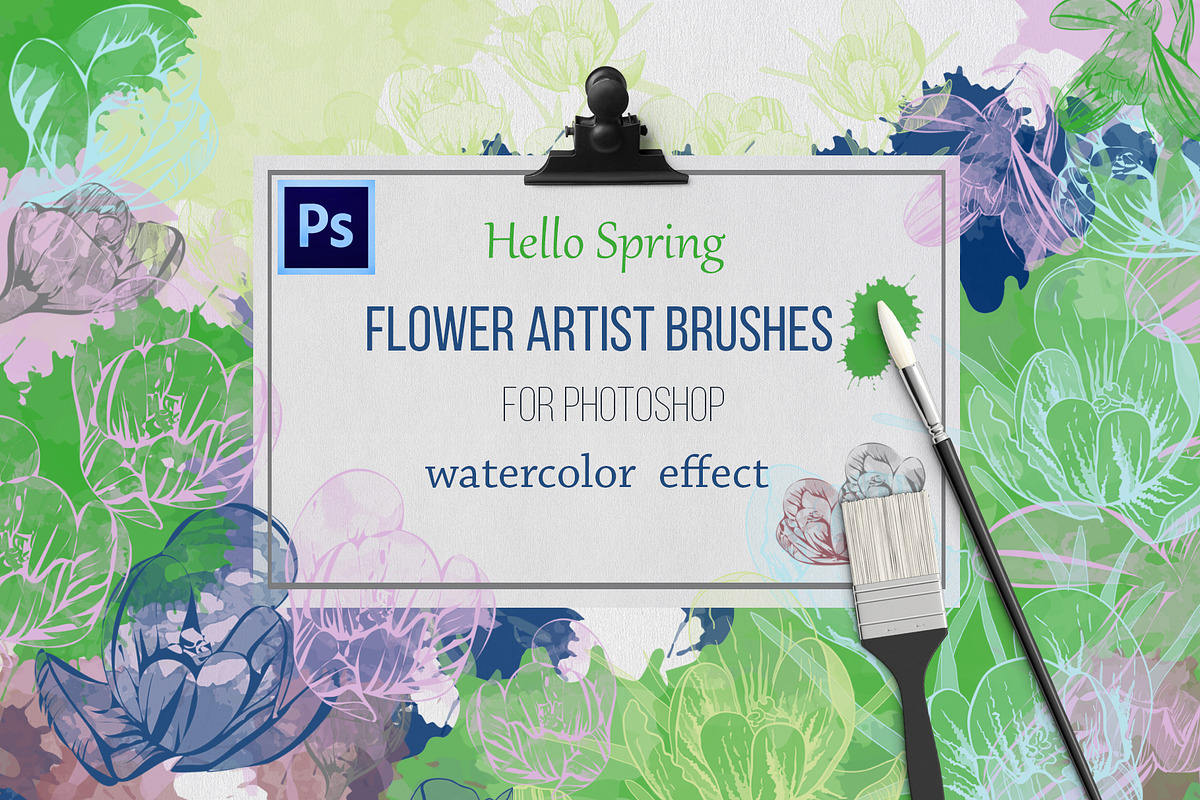 BRUSHES of First Flower! in Photoshop Brushes - product preview 8