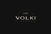 VOLKI - Vintage Handwritten Typeface