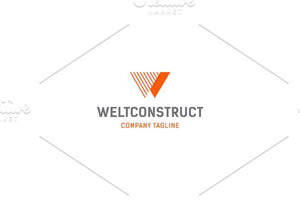 WELTCONSTRUCT - Letter W Logo