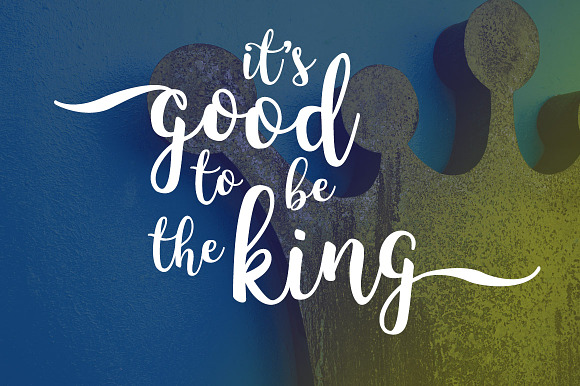 King Basil - handmade brush font in Brush Fonts - product preview 5