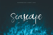 Seascape. Script Font