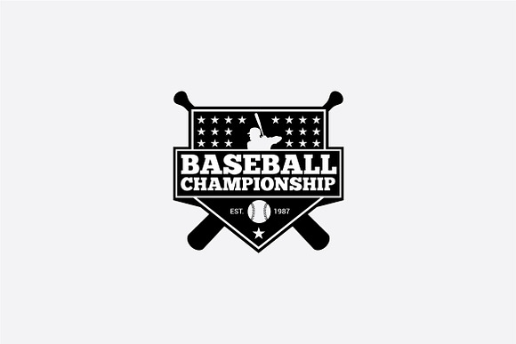 BASEBALL2 in Logo Templates - product preview 2