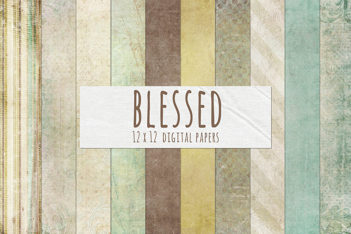 Blessed Digital Paper - Elegant in Textures - product preview 8