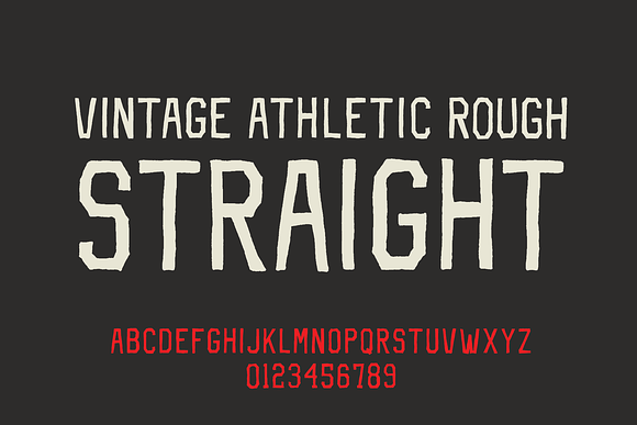 Vintage Athletic - Block Typeface in Block Fonts - product preview 5
