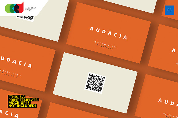 QR Minimal - Business Card 39 in Business Card Templates - product preview 1